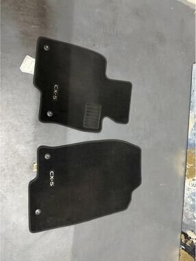OEM Mazda CX-5 Front Floor Mats Black Carpet Genuine Factory Driver Passenger